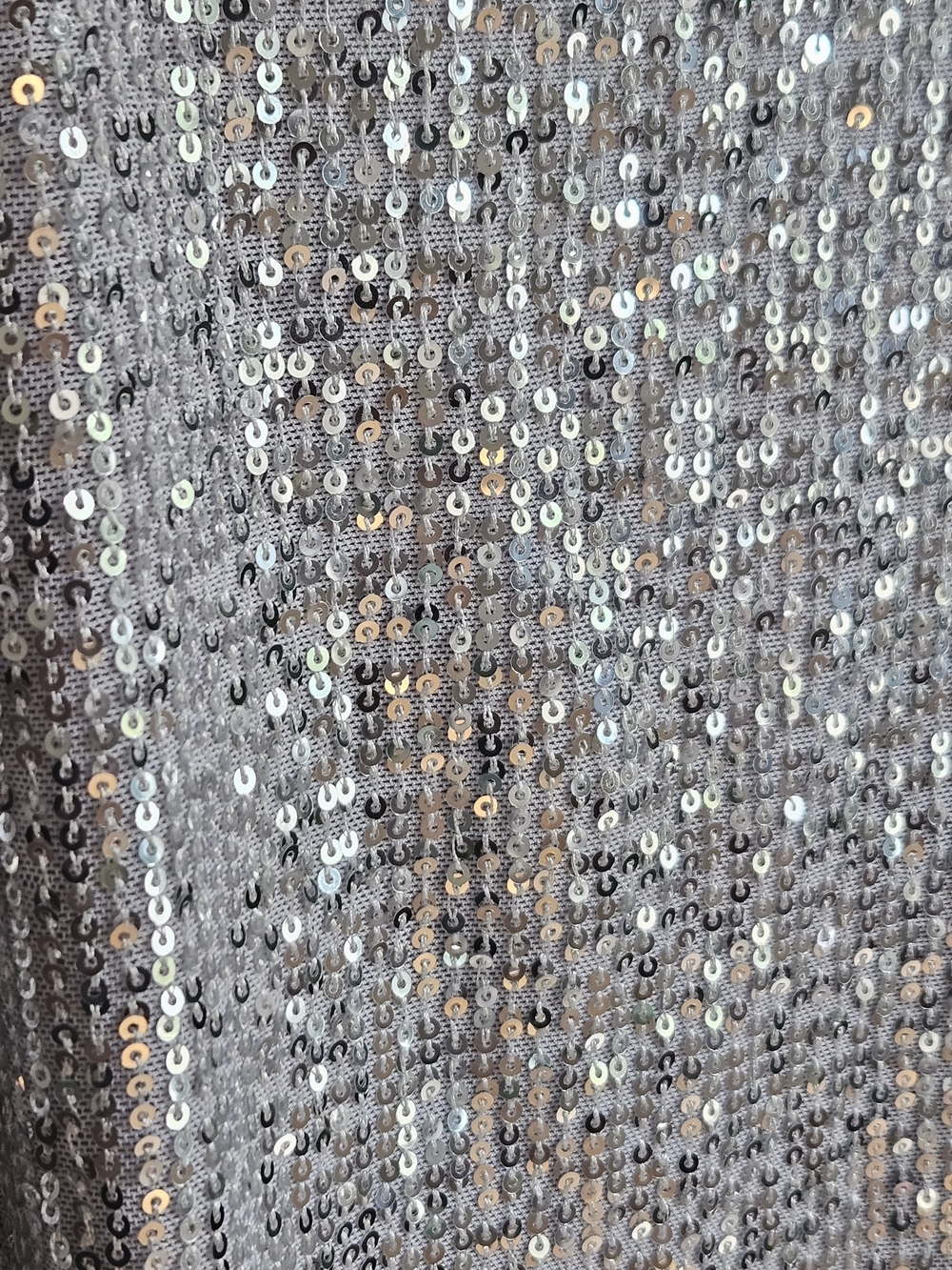 Bluesteel Silver Sequin Cowl Neck Mini Dress Size P / XS Party Night Out Holiday - Picture 6 of 16
